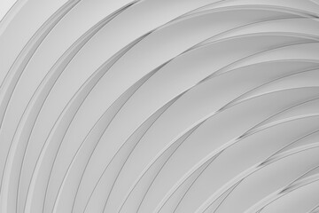 Poster - futuristic technology abstract background, dynamic pattern - thin light grey curved lines, grid on w