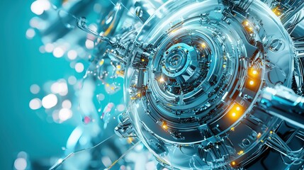 Poster - Futuristic Technology Abstract Background Design