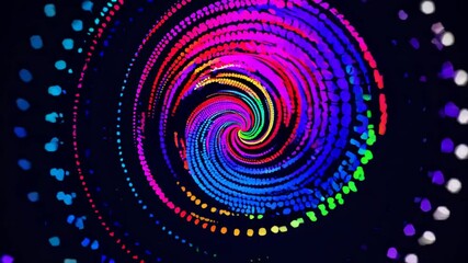 Aufkleber - Vibrant Spiral Transformation