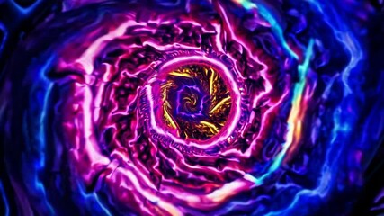 Aufkleber - Mesmerizing Color Swirl