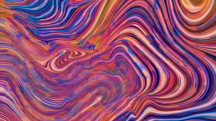 Aufkleber - Sunset Contours