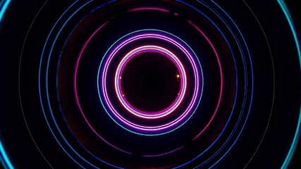 Leinwandbilder - Neon Sphere Orbit
