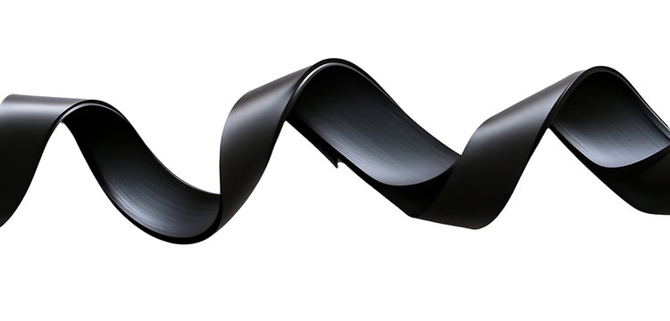 Black rubber tape isolated on white background.PNG