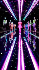 Poster - Neon Fashion Spectacle