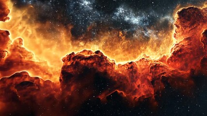 Wall Mural - explore vibrant cosmic clouds and stellar formations in deep space captured in stunning detail