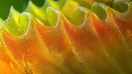 Poster - Close-up of Vibrant Textured Surface of Natural Plant Element