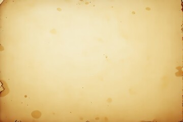 Poster - Vintage stained paper background with an aged texture and warm light tones.