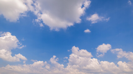 Wall Mural - clear blue sky background,clouds with background, blue sky background with tiny clouds. white fluffy