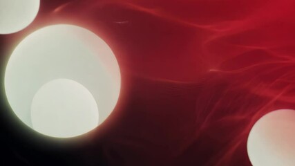 Poster - Dynamic Black and Red Gradient Background with Abstract Textures and Light Effects