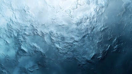 Poster - Serene frozen liquid waves underwater abstract geometric backdrop with icy ripples fluid motion and soft toned colors  A mesmerizing and calming nature inspired digital art design