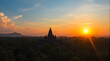 © hwsky - Sunset Over an Ancient Temple Surrounded by Jungle