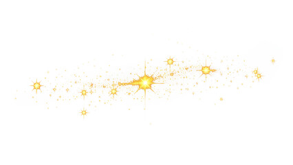 Wall Mural - png a vector glowing gold light effect lights background design.