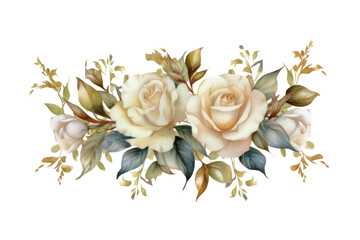 Poster - PNG White roses graphics pattern flower.