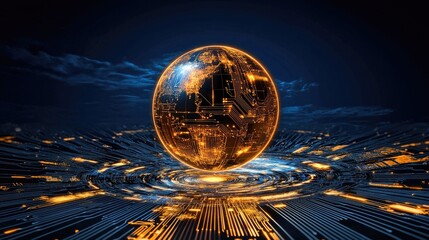 Poster - AI-powered public administration with smart data, blockchain security, and seamless governance.