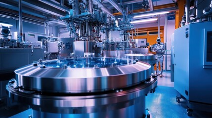 Poster - a clean energy research facility where scientists experiment with fusion energy to create a limitles