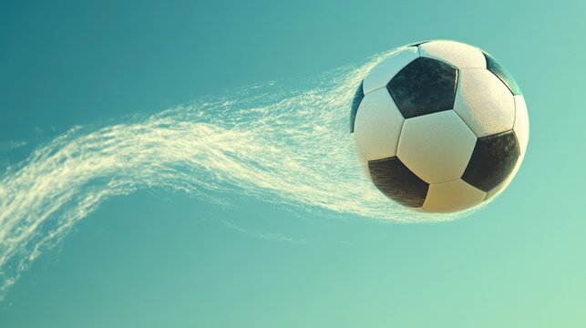 A demonstration of the Magnus effect, where a spinning soccer ball curves dramatically through the air