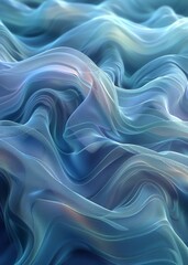 Poster - Abstract swirl blue and cream liquid marble texture design.Vintage design for book or brochure cover, poster, wallpaper	