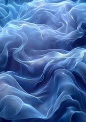 Poster - Abstract swirl blue and cream liquid marble texture design.Vintage design for book or brochure cover, poster, wallpaper	
