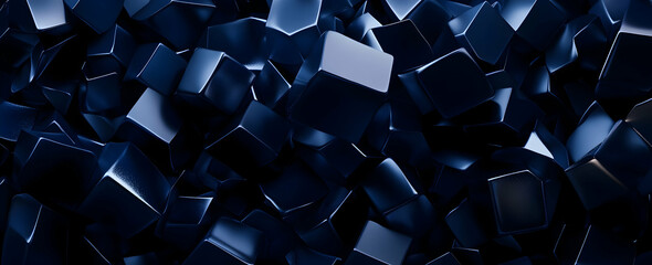 Poster - abstract blue background