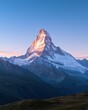 © xbzz - Mountain sunrise over matterhorn zermatt scenic landscape alpine environment majestic view