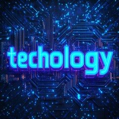 Aufkleber - Digital World: A Glimpse into the Technological Future with Glowing Circuits and Vibrant Lights