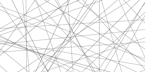 Fototapete - Abstract black lines with white background. Creative and geometric shape with luxury pattern and paper texture design. abstract background with stripes for website design Technology background.