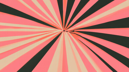 Poster - Abstract pink and black radiating rays background design for creative projects