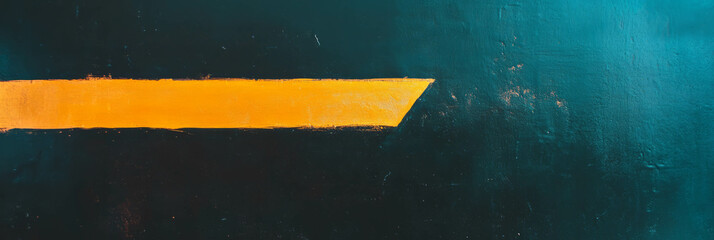 Poster - Abstract amber and black wall texture with bold color contrast