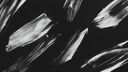 Poster - Abstract chalk strokes on blackboard texture for creative designs
