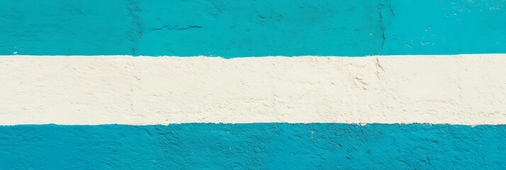 Poster - Abstract blue and white wall texture with smooth gradient for background or design