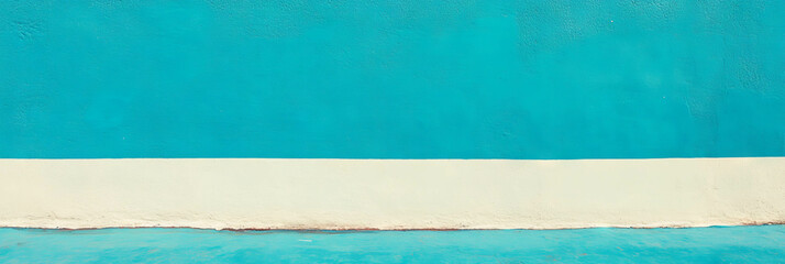 Poster - Minimalist blue and white wall texture with smooth gradient for background design