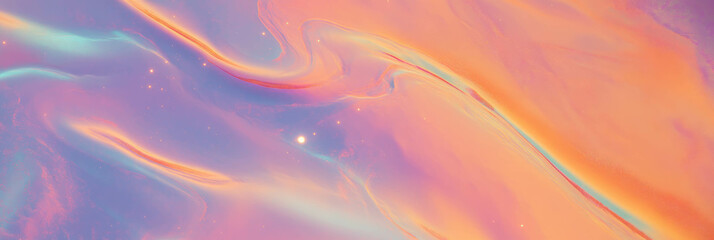 Aufkleber - Abstract swirling paint texture with vibrant colors and dynamic patterns for creative design