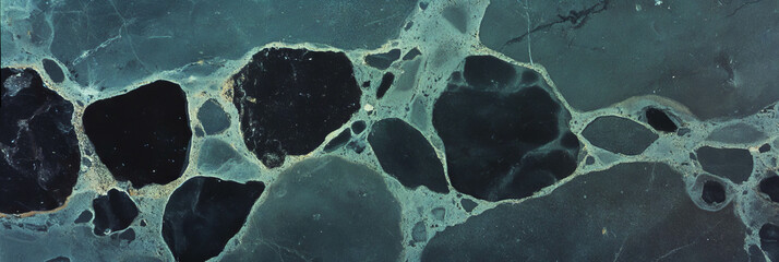 Poster - Coarse dark plaster texture with grainy surface for artistic backgrounds