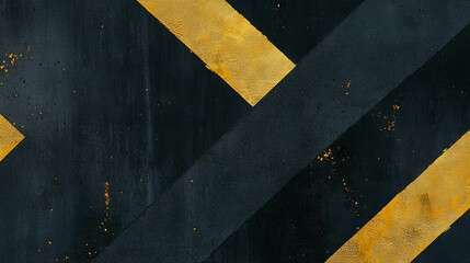 Poster - Abstract concrete texture with gold inlaid patterns for design and decoration