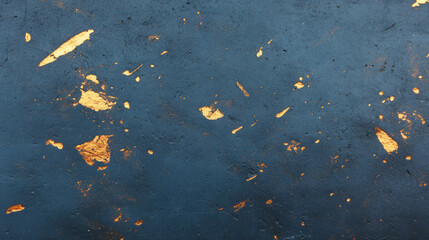 Poster - Elegant concrete texture with gold accents for artistic backgrounds and design projects
