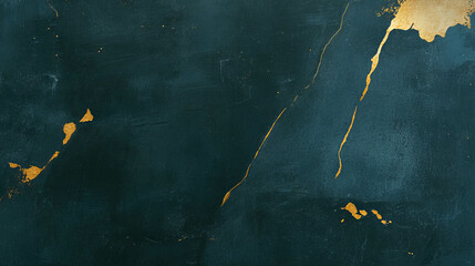Poster - Elegant concrete texture with subtle gold accents for luxury interior design