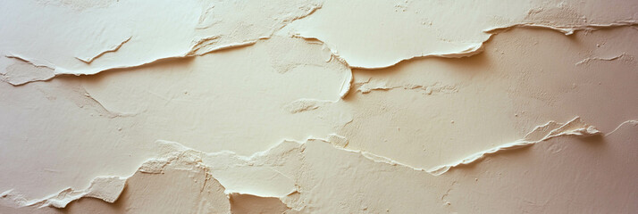 Poster - Cream beige textured wall with soft light for interior design and background concepts