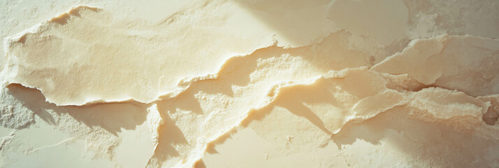 Poster - Cream wall texture with subtle weathered details for interior design