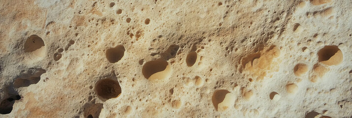 Poster - Natural beige and brown textured wall surface with grainy pattern for creative background use