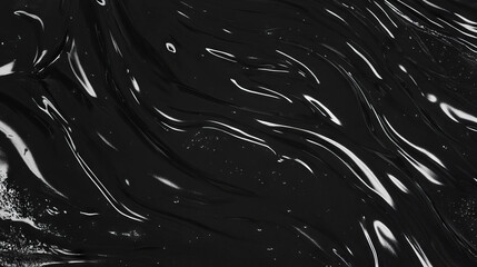 Poster - Dark flowing wet mud wall texture with smooth surface for artistic design