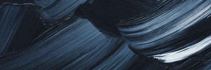 Poster - Abstract dark paint texture with heavy brush strokes for art and design projects
