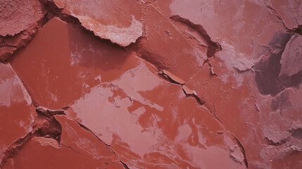 Poster - Abstract texture of dark rough clay wall with deep cracks for artistic design