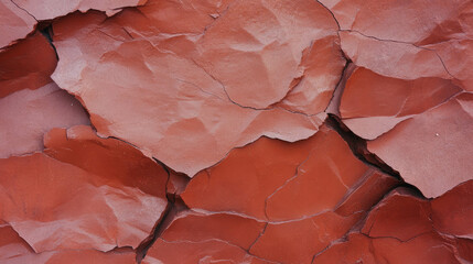Poster - Dark rough clay wall texture with deep cracks for artistic background design