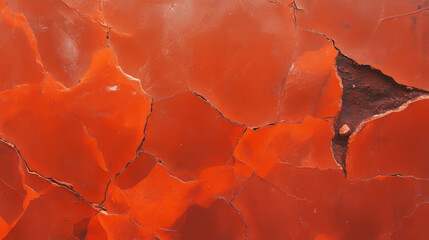 Poster - Abstract texture of dark rough clay wall with cracks and grainy surface