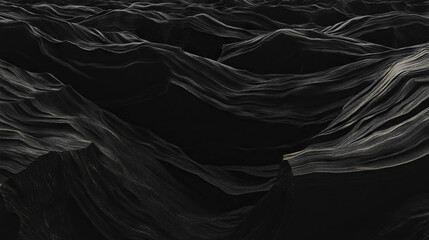 Poster - Dark smooth black slate texture with subtle patterns for background design