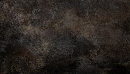 Aufkleber - dark abstract painting with textured surface, blending deep brown, black, and gray tones, evoking mystery and emotion, modern art