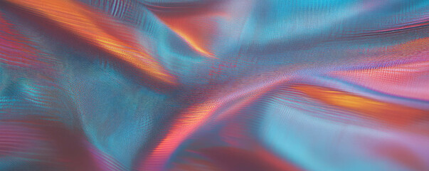 Poster - Abstract diagonal gradient texture with vibrant shifting stripes for creative design