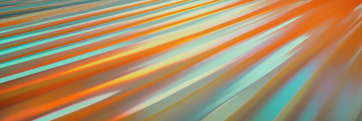 Poster - Vibrant diagonal gradient with dynamic shifting stripes background for creative design