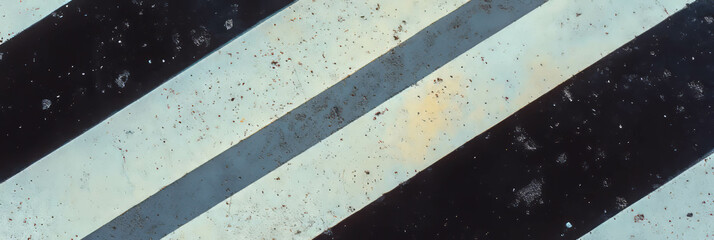 Aufkleber - Diagonal stripes with rough concrete texture in abstract design