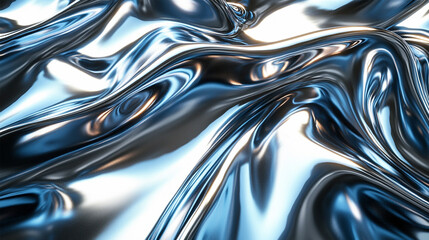 Wall Mural - a silver colored background with some bubbles that have been created by the water. abstract metallic